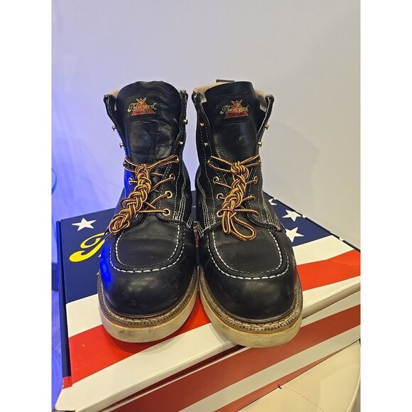 Thorogood Men Size 13 D Work Boots 814-6201 Wedge Bottom Boots Union US Made EUC - Picture 9 of 10